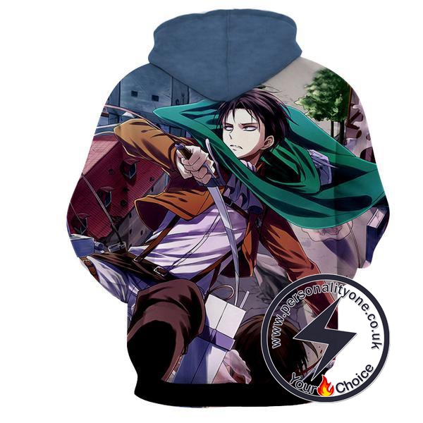 Attack On Titan - Eren Yeager 3D - Attack On Titan Hoodies